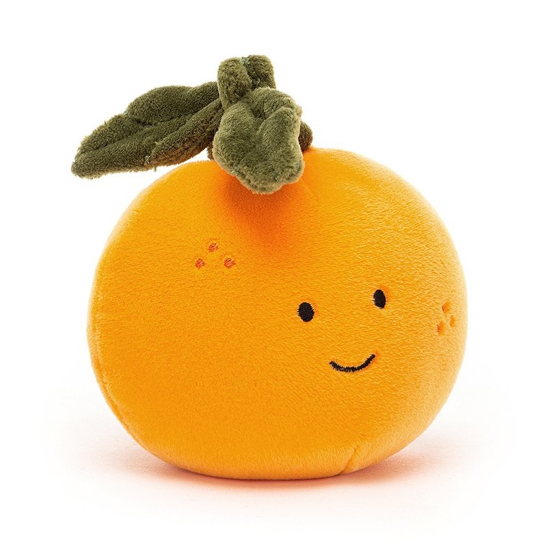 Fabulous Fruit Orange 甜橘寶寶 約9公分 - 公仔/玩偶 - 聚酯纖維 橘色