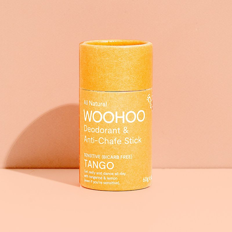 Woohoo Natural Deodorant & Anti-Chafe Stick (Tango) 60g - น้ำหอม - สารสกัดไม้ก๊อก ขาว