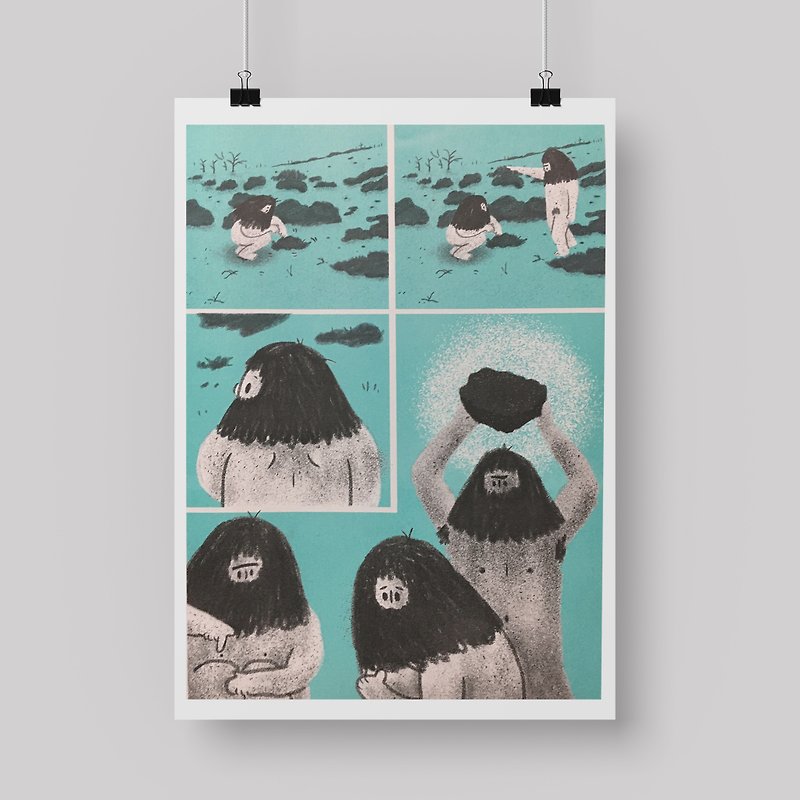 A TRIP TO ASYLUM -Series riso posters-A - โปสเตอร์ - กระดาษ 