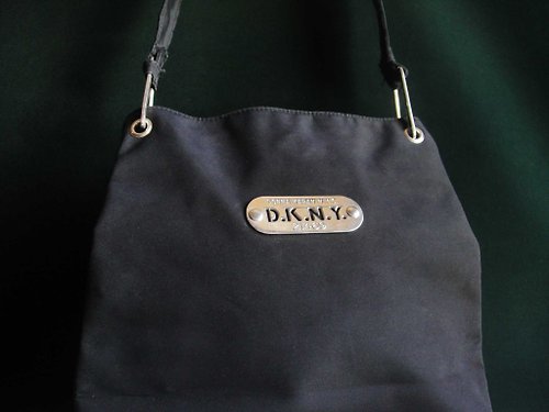 老時光OLD-TIME Vintage & Classic & Deco 【老時光 OLD-TIME】早期二手老包韓國製DKNY肩背包