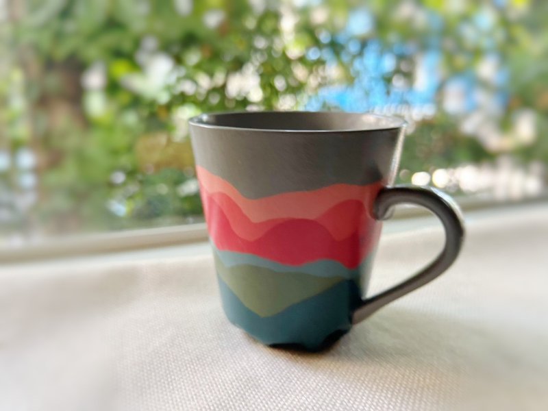 mountain view mug - Cups - Porcelain Multicolor