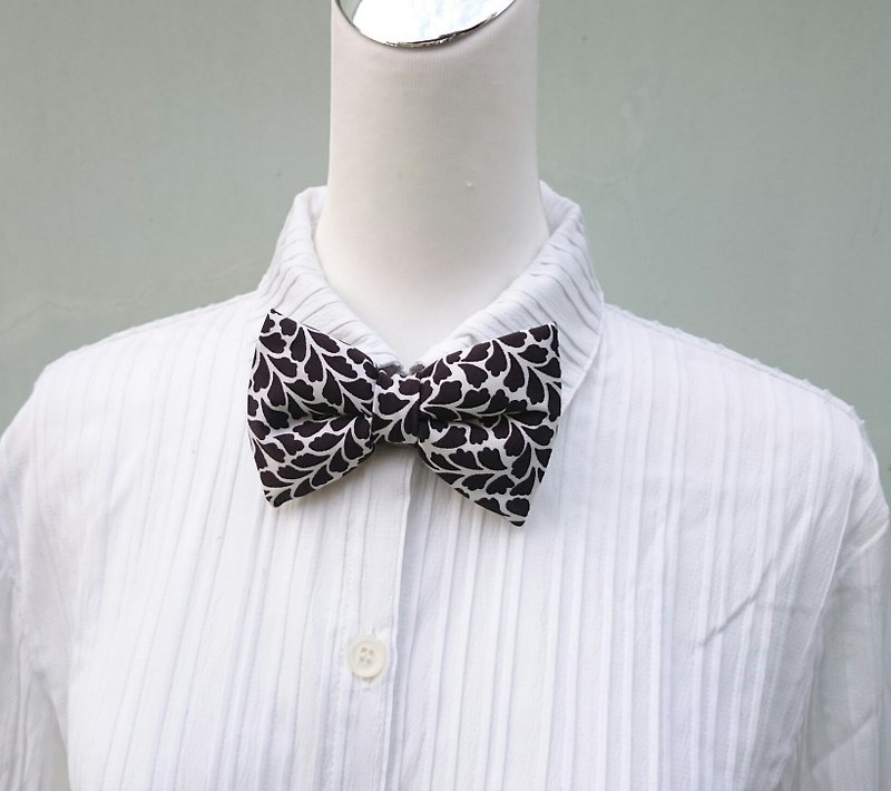 Handmade three-dimensional bow tie bow tie*SK* - Bow Ties & Ascots - Cotton & Hemp 