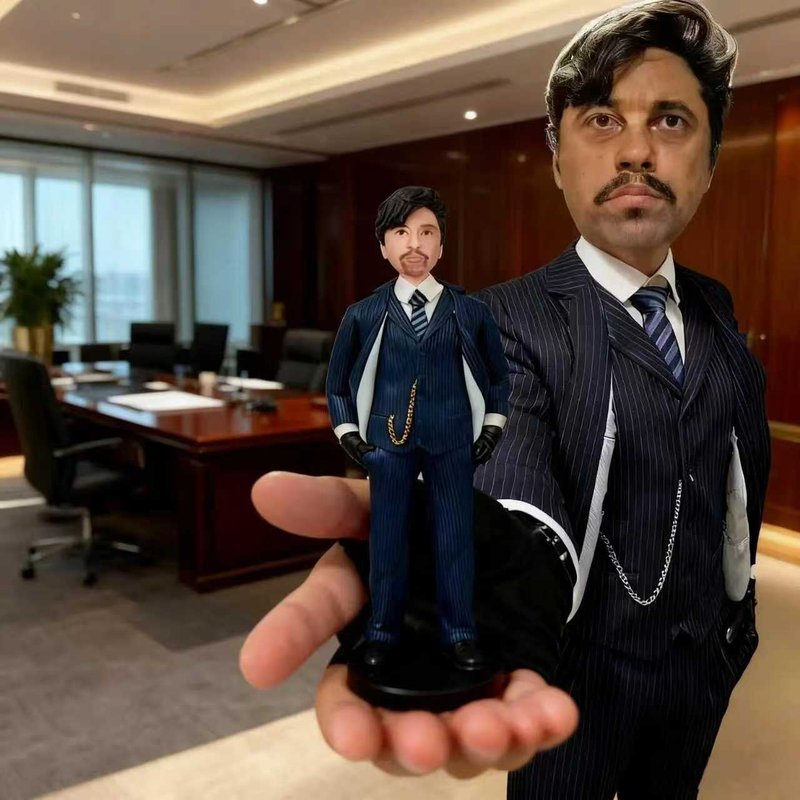 客製化人物公仔 人偶 3D人像畫 似顏繪 定制 老闆 生日 紀念 44 - 公仔/玩偶 - 黏土 多色