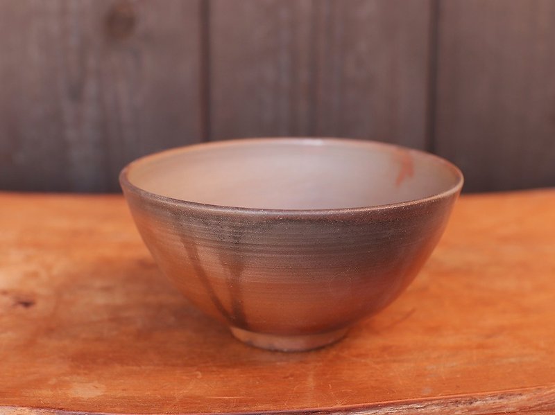 備前 飯碗(大)　m1-036 - 茶碗・ボウル - 陶器 ブラウン