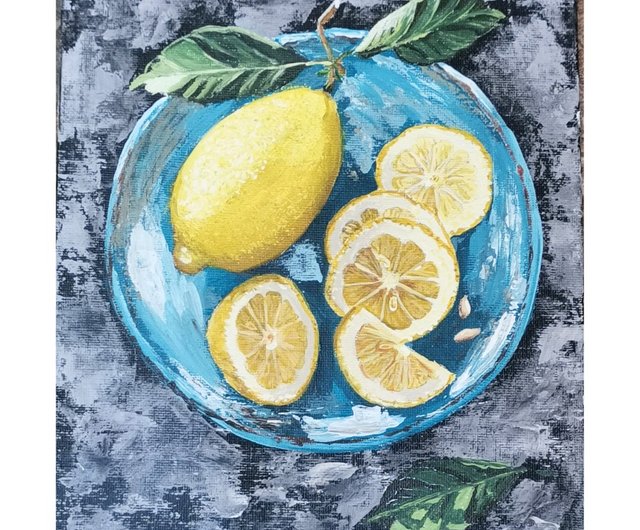 檸檬 レモン 果物 果実 静物画 水彩画 アート 絵画 美術 芸術 壁掛け飾り 檸檬 レモン 果物 果実 静物画 水彩画 アート 絵画 美術 芸術