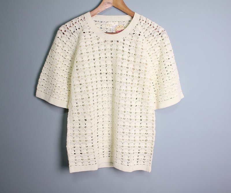 FOAK vintage Japanese stock new shell crochet top - Women's Tops - Other Materials 