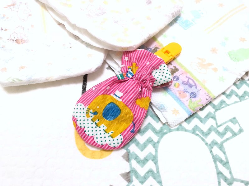 Cute elephant. Pink / small kite peace bag. Pouch bag. Dragon Boat Festival sachet bag. Storage bag - ซองรับขวัญ - ผ้าฝ้าย/ผ้าลินิน สึชมพู
