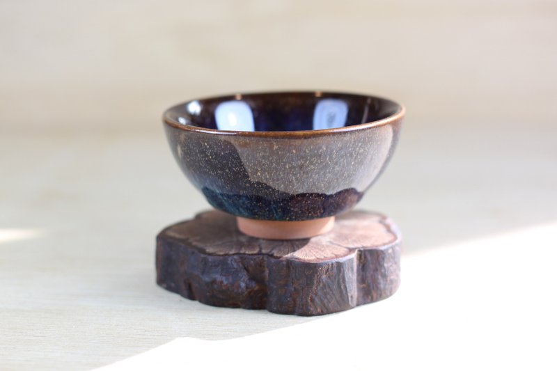 [Made in Taiwan] Star Cluster Tianmu Glaze Complete Teacup Works by Ye Minxiang - ถ้วย - ดินเผา 