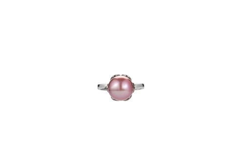 Fashion Museum Accessories 時尚博物館首飾 【畢業禮物】【聖誕禮物】--天然紫色珍珠S925純銀開口戒指 04