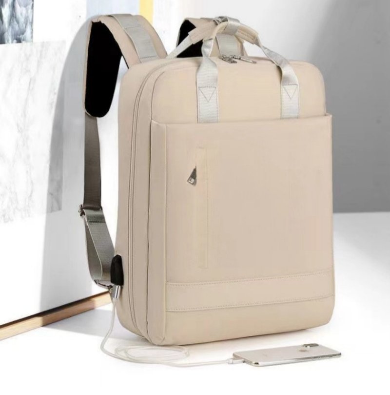 Business laptop back bag/travel backpack/student school bag/backpack/computer bag available in multiple colors - กระเป๋าเป้สะพายหลัง - วัสดุกันนำ้ สีน้ำเงิน