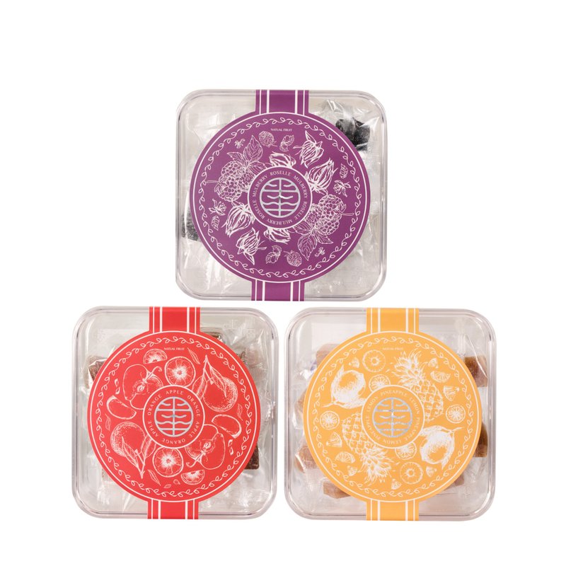 [Island Fruit Gummies-Mulberry Roselle/Pineapple Lemon/Apple Orange] 3 boxes discount set - ขนมคบเคี้ยว - พลาสติก 