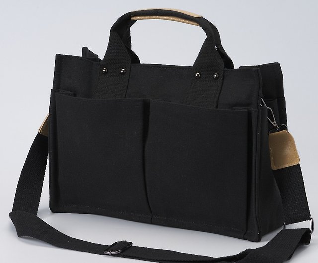 Black Minimalist Simple Crossbody Backpack
