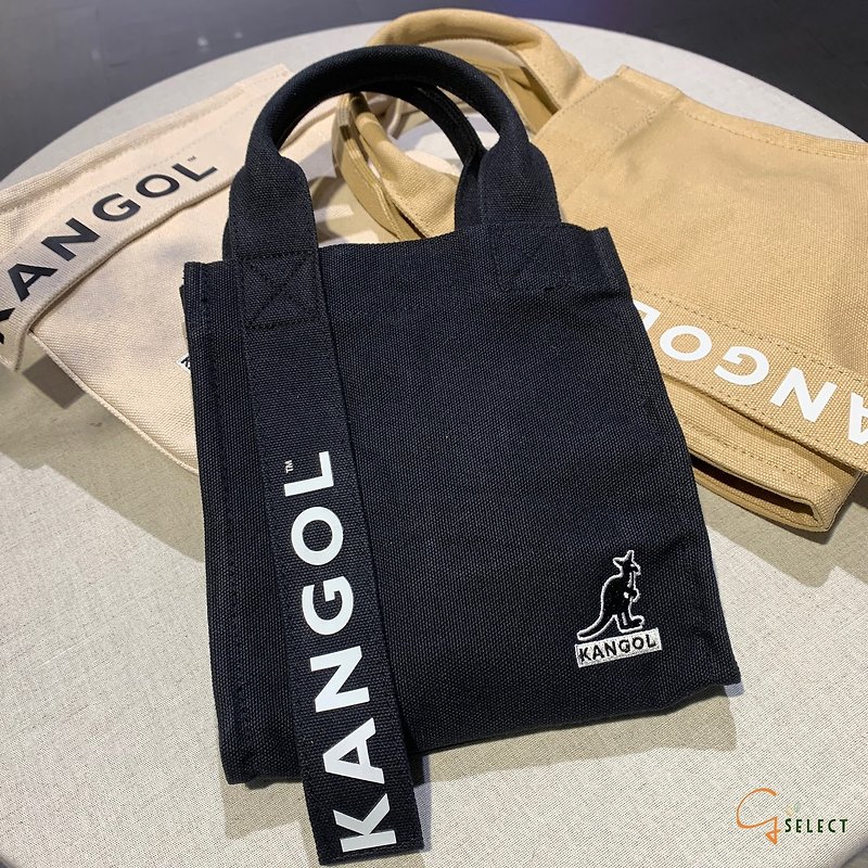【KANGOL】casual canvas bag kangaroo canvas bag multi-color bag side backpack dual-purpose - กระเป๋าถือ - ผ้าฝ้าย/ผ้าลินิน 