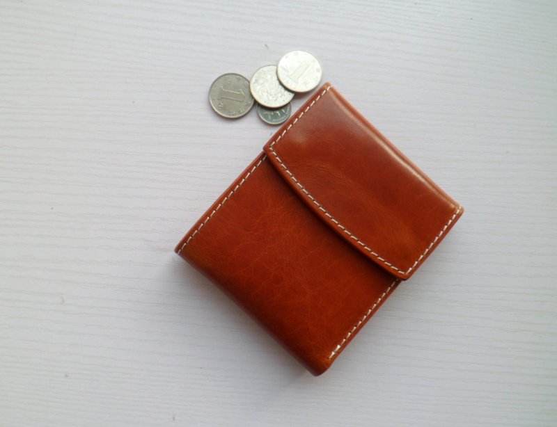 Real Leather Wallet for Women and Men - กระเป๋าสตางค์ - หนังแท้ สีเขียว