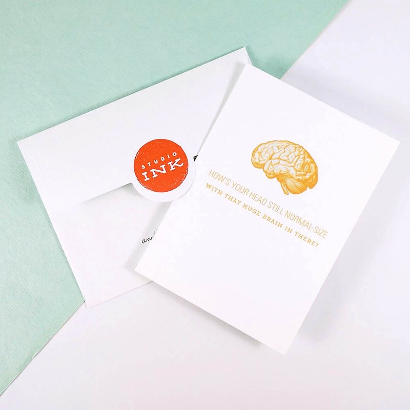 Different from ordinary people smart you [graduation card] - Cards & Postcards - Paper White