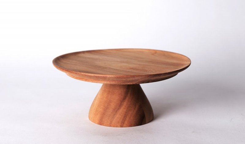 CHABATREE MARINETOPIA CAKE STAND - Plates & Trays - Wood Brown