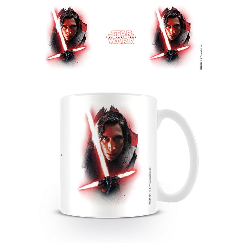 [スターウォーズ最後のジェダイ]スターウォーズカイルオレン（ライトセーバー）-輸入マグカップ - マグカップ - 陶器 ホワイト
