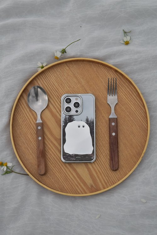 APEEL STUDIO 【Mirror Pro】喜歡森林的傑瑞 iPhone 鏡面磁吸全包防摔保護殼