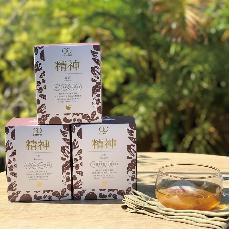 Order 3 packages to get discount【 Energize】-Taiwan herbal tea - LOMOJI Kampo Tea - お茶 - 食材 透明