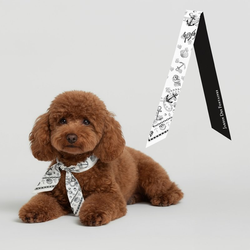 Dog Bandana | Dog Scarf | Fit All Dogs | Pet Fashion | Classy and Fabulous - Clothing & Accessories - Polyester Black
