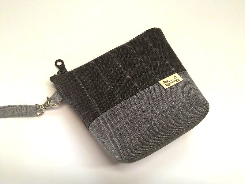 Small square bag ~ wallet cotton and cotton bag cosmetic bag (the only product) M07-013 - กระเป๋าเครื่องสำอาง - วัสดุอื่นๆ 