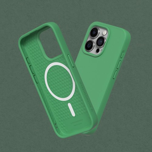 犀牛盾RHINOSHIELD SolidSuit(MagSafe兼容)磁吸手機殼/鸚鵡綠-for iPhone 系列