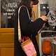 japfac Getty Bag Two tone Brown Pink - Shop japfac Drawstring Bags - Pinkoi