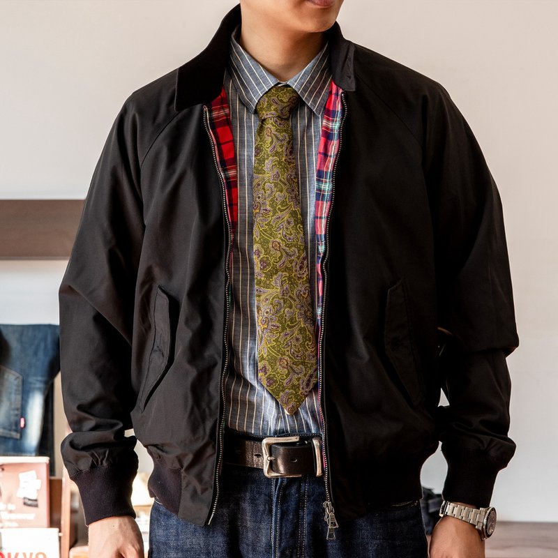 G9夾克 哈靈頓外套 防風外套 棉質 經典復刻 Harrington Jacket - 男夾克/外套 - 其他材質 綠色