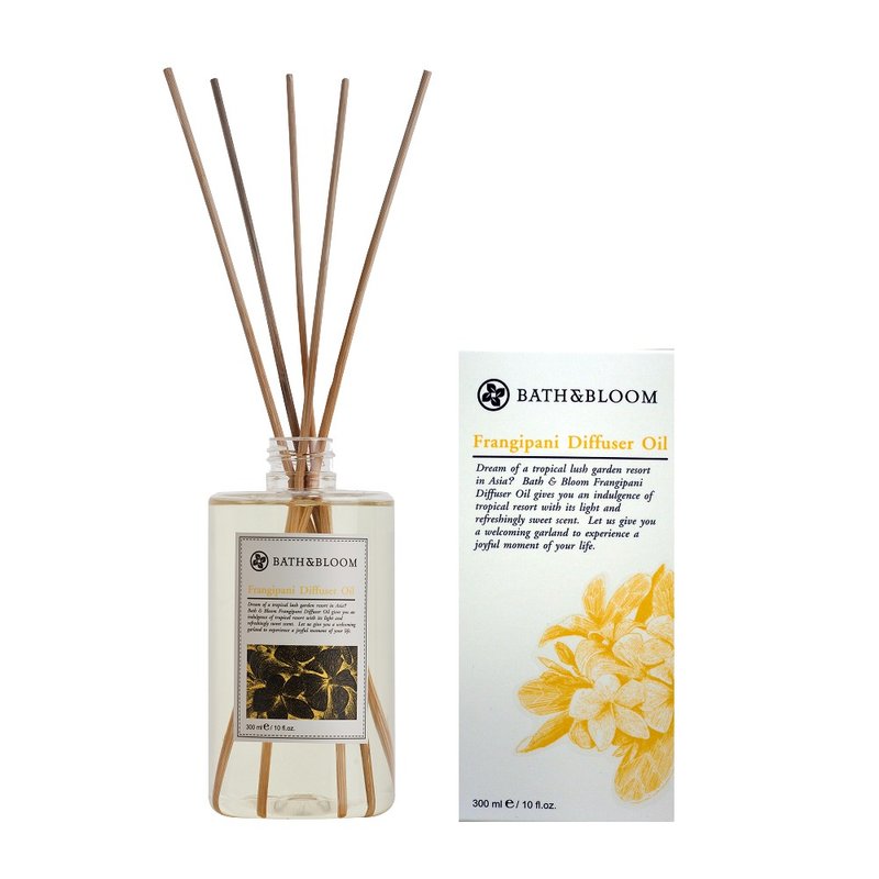 【Bath & Bloom】  雞蛋花擴香精 300ml - 香氛/精油/擴香 - 其他材質 