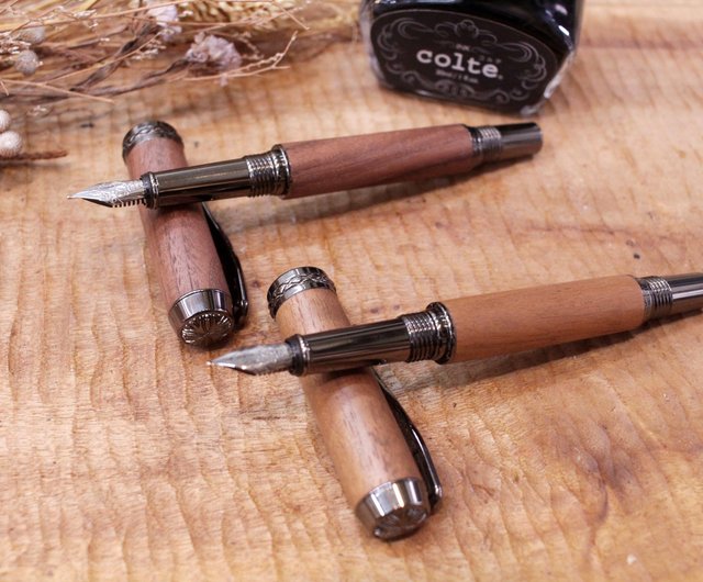 Handmade Wooden Graduate Fountain high quality Pen | Red Heartwood | Timeless and stylish | Magnetic Cap