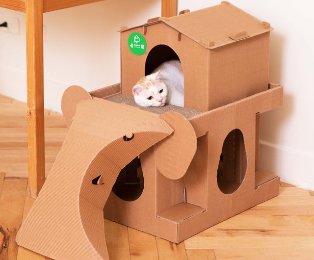 ニャーハウス【ニャーニャービングキャッスル】3階建てキャットハウス