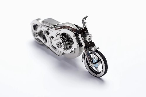 T4M 臺灣總代理 Time4Machine 高階金屬動力模型 亮鉻飛輪摩托車