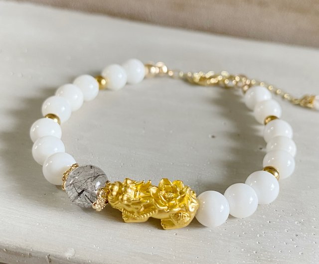 Pure gold pixiu on sale bracelet