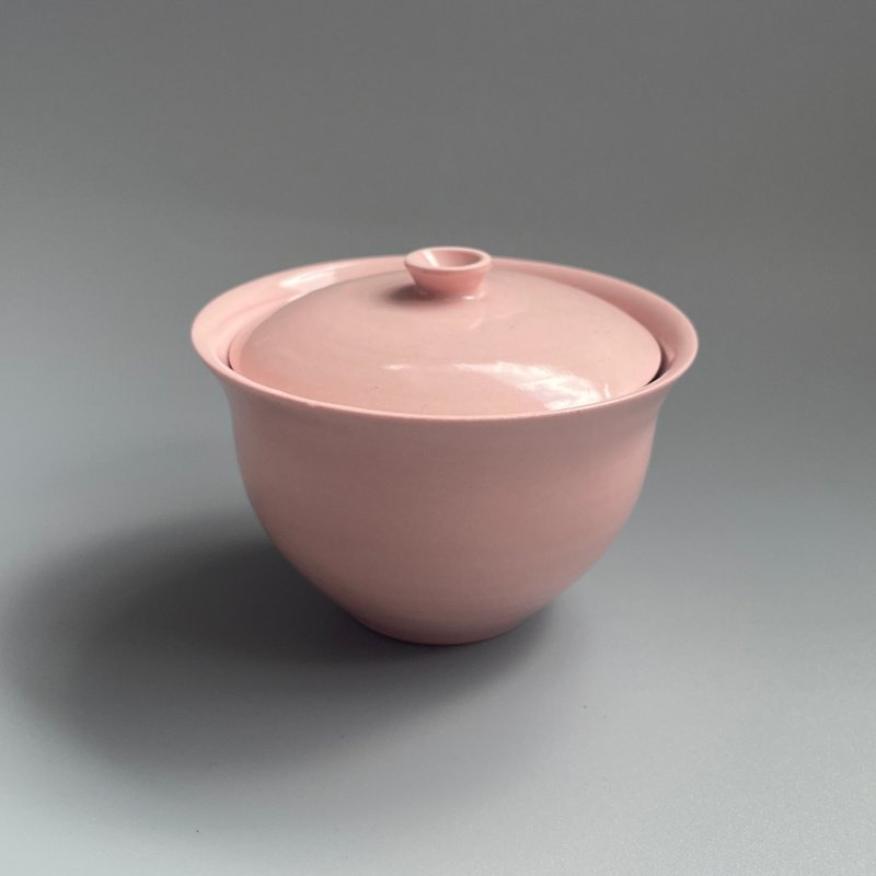 @studio_florero Pink Neriage gaiwan | teacup with lid - Teapots & Teacups - Pottery Pink