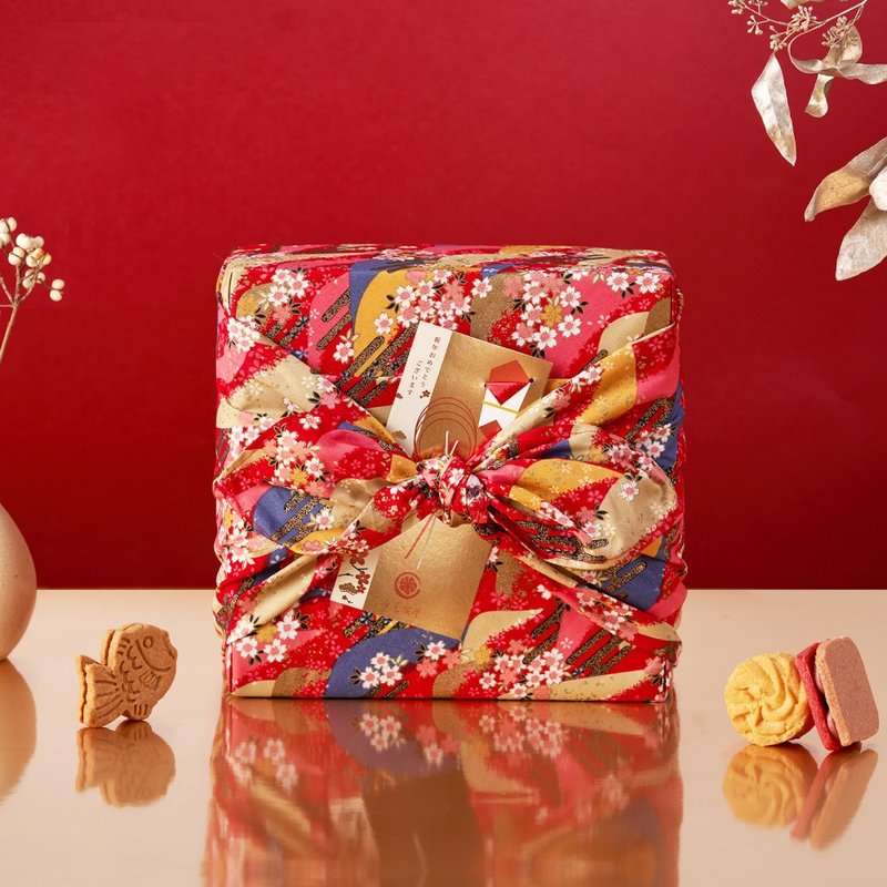 【お歳暮ギフト予約】春歳.曙霞-焼き菓子アソート風呂敷ギフト - クッキー・焼き菓子 - 食材 