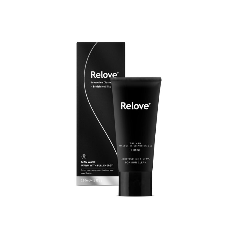 Taiwan RELOVE Men's Private Cleansing Gel – British Gentleman (Cool Feeling) 120ml - สกินแคร์ผู้ชาย - วัสดุอื่นๆ 