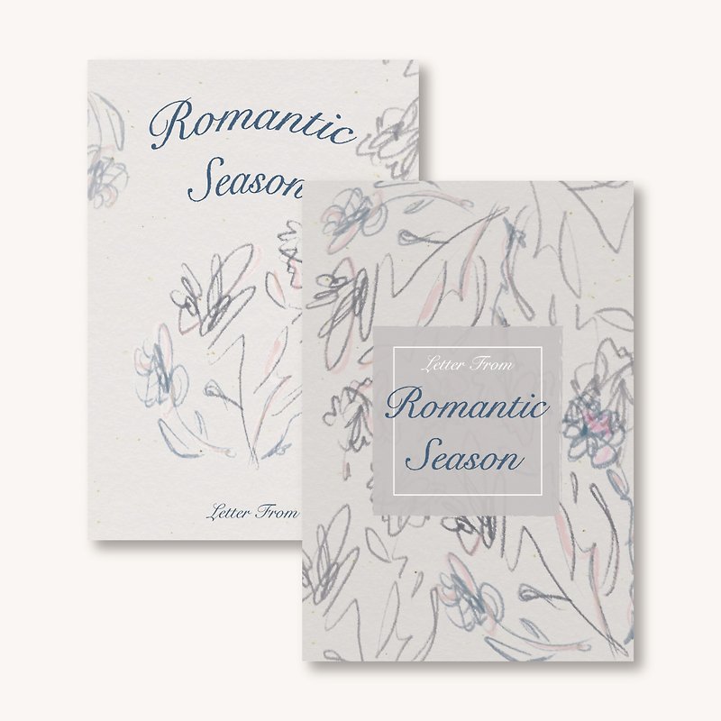Romantic Season Postcard Set - Cards & Postcards - Paper Blue
