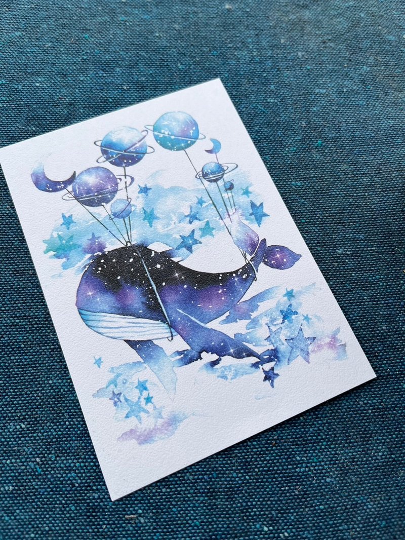 Starry sky's Timer postcard - Cards & Postcards - Paper Blue