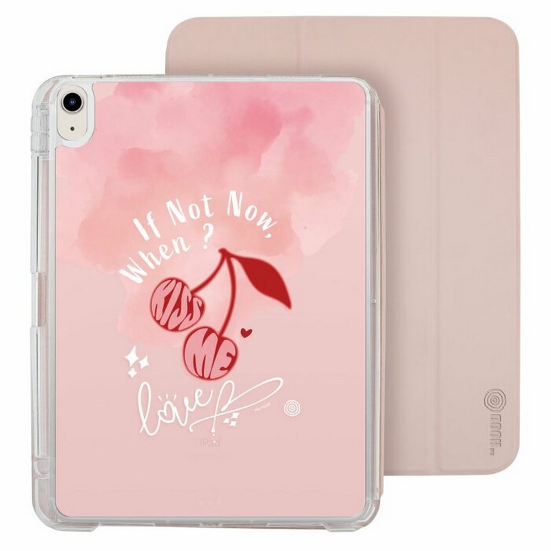 夏日系列甜蜜櫻桃iPad Air/Pro/2024mini7可拆式透明防摔保護摺套 - 平板/電腦保護殼/保護貼 - 塑膠 多色