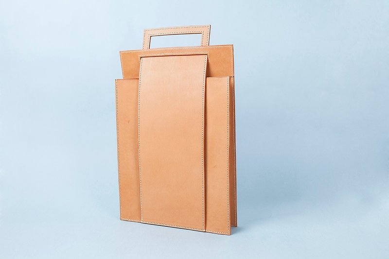 Hsu & Daughter Paper Bag [HDA0038] - Handbags & Totes - Genuine Leather 