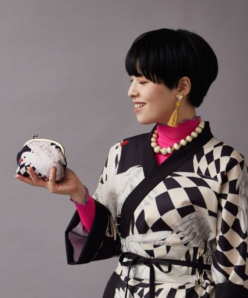 【熱門預購】藝術家聯名和風復古口金包 (5色) 7JNP3321 - 零錢包/小錢包 - 其他材質 多色