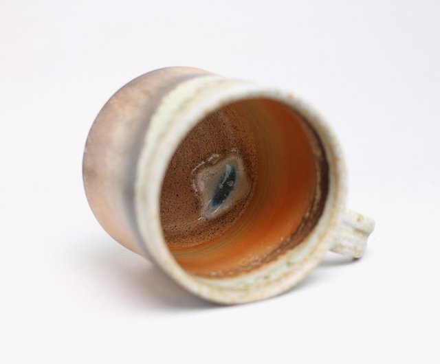 Mingya kiln l wood fired Shino kiln sweat cup pottery cup