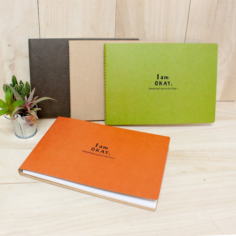 Berger Stationery x I am Okay [Superior Drawing Book-25K] Four Colors - Notebooks & Journals - Paper Multicolor