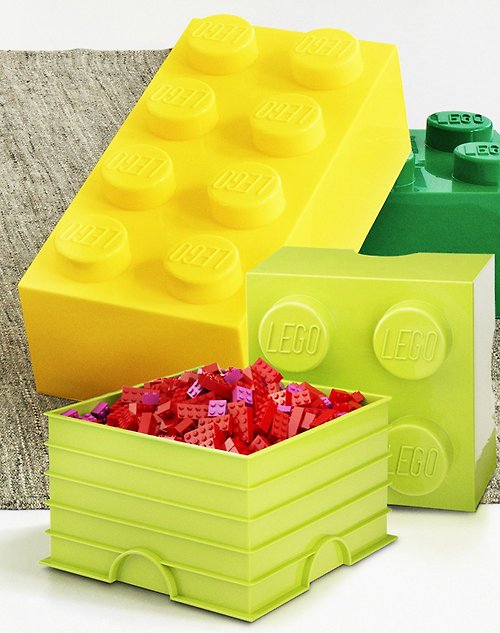 Room Copenhagen 台灣代理（昱瑒） Room Copenhagen 樂高 LEGO 4凸收納盒-粉色(40031739)