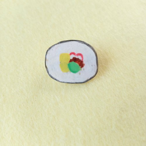 yugengaishamochi ヘンテコ ブローチ 巻き壽司 お壽司 すし sushi