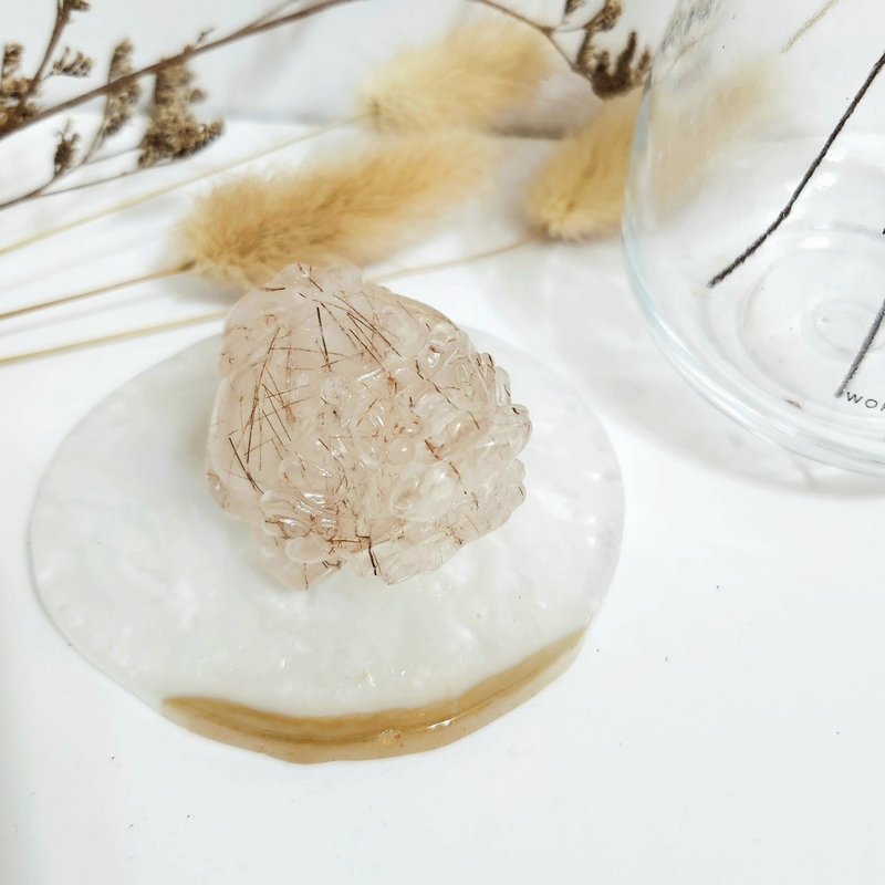 銅髮晶龍龜 - 擺飾/家飾品 - 水晶 金色