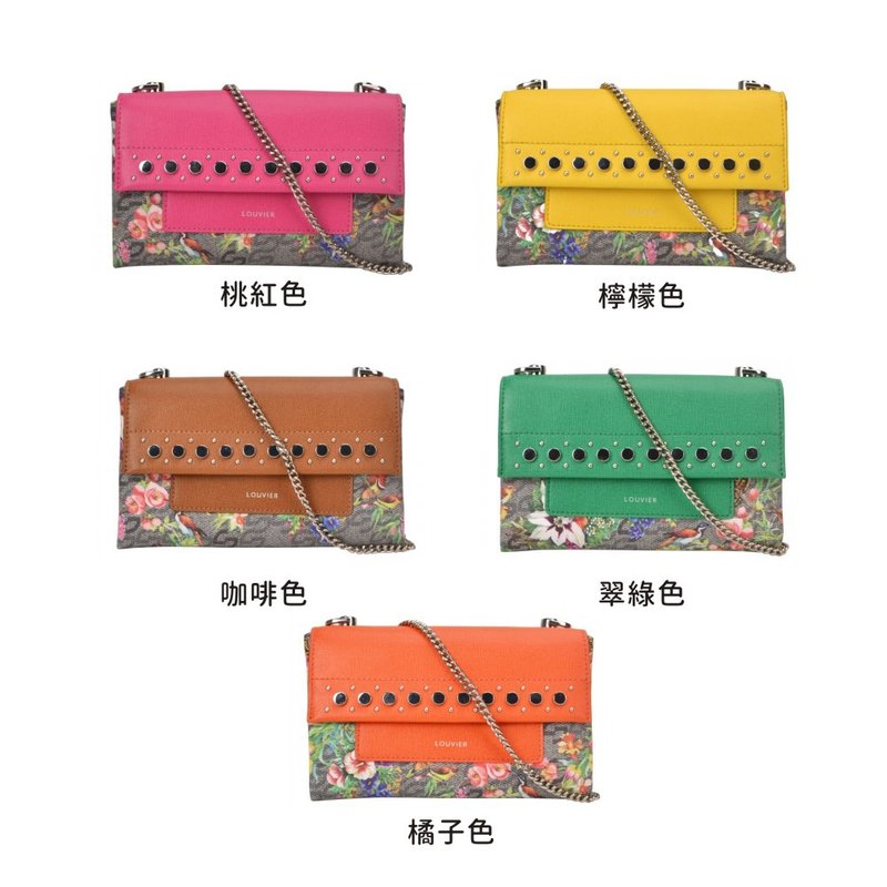 Coated Canvas/Cow Leather crossbody bags - Handbags & Totes - Genuine Leather Multicolor