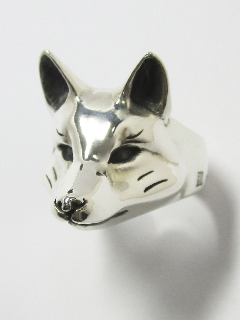 Fox RING - General Rings - Other Metals Silver