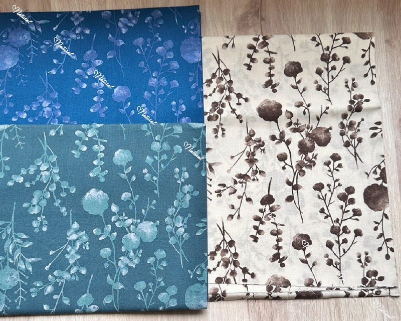 【花卉圖案】薄棉布 花色布料挑選 客製包袋 - 編織/刺繡/羊毛氈/縫紉 - 棉．麻 多色