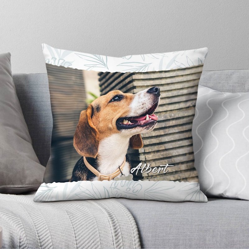 Customized pillow with pictures - application of plant theme - enhance the clarity of photos - Pillows & Cushions - Cotton & Hemp White